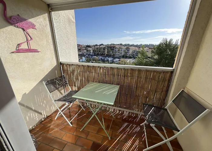 Aig_183 Renove Avec Terrasse Et Vue Exceptionnelle Sur La Marina, L'etang Et Le Village De